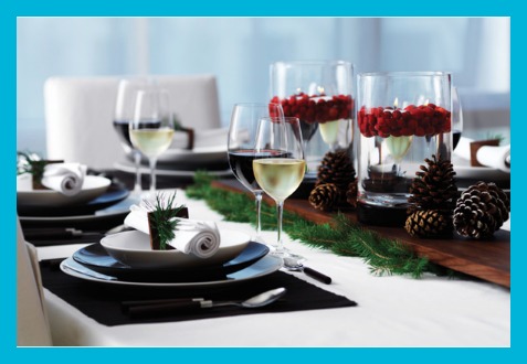 One of my favorite things to help clients with during the holidays is to create a festive holiday tablescape for their family gatherings or winter celebrations. Many consider creating decorative tablescapes is truly an art form, with an ultimate goal of wowing your guests. While many people spend a lot of money on professional floral displays and expensive decor, they’re not required to have a beautiful table. You can pull together a variety of things you already own to transform your empty dinner table into a main, eye-catching focal point for your gathering. To help kickstart your imagination, we’ve pulled together a few ideas to inspire you. 